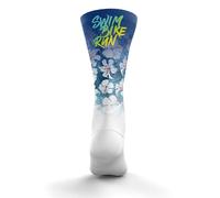 Otso Swim Bike Run Flower Socks Multicolor EU 44-48 Men,Women