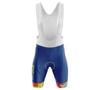Otso Tie Dye Bib Shorts XL White / Blue