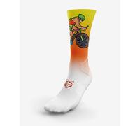 Otso Time to tri Socks bright yellow orange Women - M