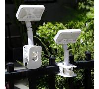 OTSOFDWL Solar Light for Outdoor Stairs & Deck, 92 LED Motion Sensor, IP65 Waterproof, Clip & Stand Dual Use, Auto On/Off with Light Sensing, Ideal for Fence, Camping, Garden Lighting (1-Pack)
