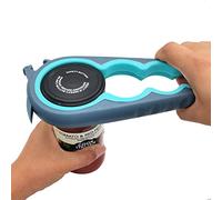 Otstar Jar Opener Bottle Opener and Ring Pull Can Opener for Weak Hands Arthritis Hands, Elderly