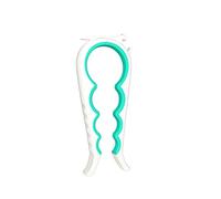 Otstar Jar Opener Bottle Opener and Ring Pull Can Opener for Weak Hands Arthritis Hands, Elderly(White and Cyan)