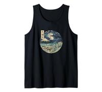 Otsu Wave Mount Fuji Japanese Night Landscape Tank Top