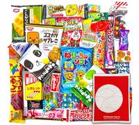 Otsumami Tokyo Japanese Snacks Gift Hamper - 30pcs Dagashi Selection Bag | Authentic retro Japan assortment, rice crackers, fruit chews & savoury sticks, exotic sweet & salty variety, care package