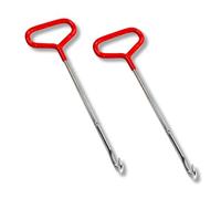 OTSUMAMI TOKYO Manhole Cover Hook, Handy Sized,13.7 inches Made of S50C Carbon Steel, Made in Japan (2pcs)