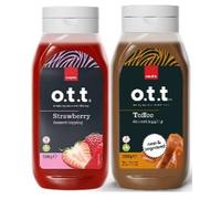 OTT Dessert Topping Sauces (OTT Strawberry, Toffee)