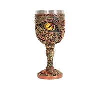 Ottalent Stainless Steel The Eye of The Dragon Wine Goblet Chalice,Dungeons and Dragons Medieval DragonWine Cups 7oz.Men’s Gift (Yellow Eyes)