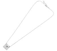 Ottaviani Women's necklace made of 925 sterling silver colour with envelope symbol. Dimensions: 42 cm, pendant 1 cm. The closure is with a lobster clasp. The reference is 600082c, silver
