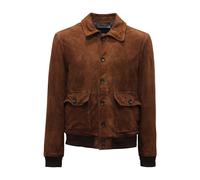 Ottawa Burned Suede Padded Jacket - male - The Jack Leathers - Light Jackets - Brown - L - Jackets L