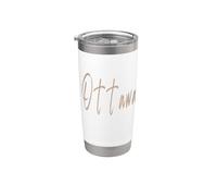 Ottawa Canada Vintage Elegant Design Stainless Steel Insulated Tumbler