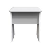 Ottawa Ready Assembled Stool in White Matt - Welcome Furniture | TJ Hughes
