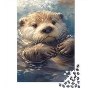 Otter 1000 Pieces Paper Puzzles for Adults Jigsaw Puzzles Educational Game Challenge Toy 1000pcs (38x26cm)