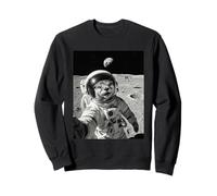 Otter Astronaut Selfie On The Moon Funny Otters Lover Sweatshirt