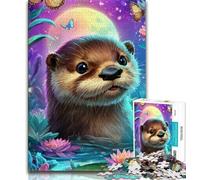 Otter Baby Adult Jigsaws 2000 Pieces Difficult,Family Game Stress Reliever Difficult Challenge Great Gifts And Toys 70x100cm