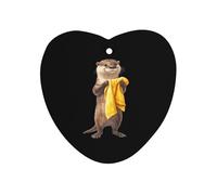 Otter Bath Hanging Car Air Fresheners 1Pcs Aromatherapy Tablets Automotive Fragrance Scented Card Decor Love form