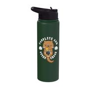 Otter Chaos Funny Cute Aquatic Otters Pun Sea Creature Stainless Steel Insulated Water Bottle