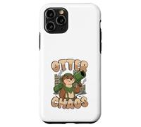 Otter Chaos Kawaii Animal Pun Funny Cute Case for iPhone 11 Pro
