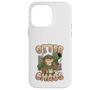 Otter Chaos Kawaii Animal Pun Funny Cute Case for iPhone 14 Pro Max