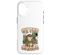 Otter Chaos Kawaii Animal Pun Funny Cute Case for iPhone 16