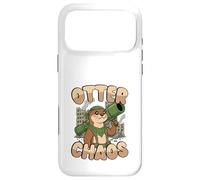 Otter Chaos Kawaii Animal Pun Funny Cute Case for iPhone 17 Pro Max