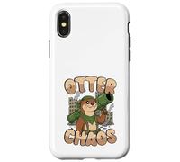 Otter Chaos Kawaii Animal Pun Funny Cute Case for iPhone X/XS