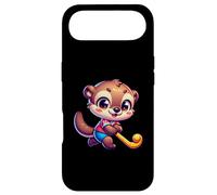 Otter Field Hockey Cartoon Player Cute Sports Mascot Case for iPhone Air
