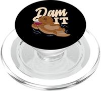 Otter Gang Cartoon Dam It Animal Lovers PopSockets PopGrip for MagSafe