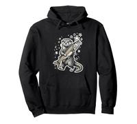 Otter holding a fish Y2K Pullover Hoodie