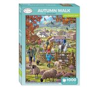 Otter House 1000 Piece Jigsaw Puzzle Autumn Walk | Size: 1000 Pieces Otter House Multicolor 1000 Pieces