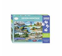 Otter House 1000 Piece Jigsaw Puzzle - Devon Montage