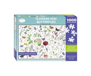 Otter House Flower & Butterflies Jigsaw Puzzle 1000 Pieces