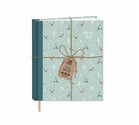 Otter House RSPB Large Address Book - Into The Wild Floral Bird Design - 195 x 232 mm
