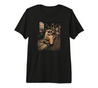 Otter Iced Coffee Japanese Street Vending Machine Premium T-Shirt