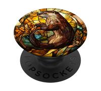 Otter In Nature Scene Artwork PopSockets Adhesive PopGrip