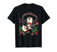 Otter Mariachi Playing Guitar Cinco de Mayo T-Shirt