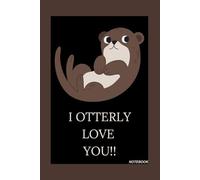 Otter Notebook: A cute gift! 120 page, lined notebook
