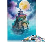 Otter on Toilet Puzzles 500 Pieces Wooden Puzzles Puzzles for Adults Puzzles For Adults Teenagers Teenager Man Woman Gift 500pcs (52x38cm)