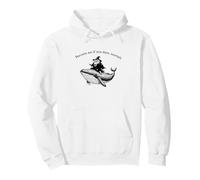 Otter on Whale Perceive me if you dare, mortals Meme Pullover Hoodie