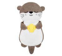 Otter Plush Heating Pad for Pain Relief Microwave Heating Pads for Cramps Period Back Pain Relief Menstrual Heated Pad Cuddle Stuffed Otter Animal Plush for Woman Men Neck Shoulder