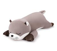 Otter Plush Large Otters Toys Stuffed Animals Soft Toy Kawaii Plushie Anime Pillow Cuddly Toys Cushion Doll Cute Plush Chubby Simulation Stuffed Otter 29.9 inch Hugging Pillow for Unisex / Friends