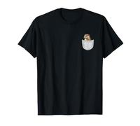 Otter Pocket Animal Lover Realistic River Wildlife Art T-Shirt