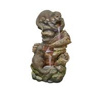 Tranquillity Water Features Otter Pools with Lights Animal Fountains Water Feature - Mains