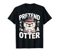 Otter Pretend I'm an Otter Funny Animal Otter Lover Mens T-Shirt