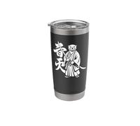 Otter Samurai Japanese Vintage Warrior Art Anime Graphic Stainless Steel Insulated Tumbler