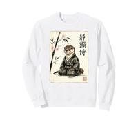Otter Samurai Kawaii Japanese Art Sweatshirt