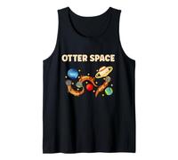 Otter Space Solar System Planets Space Traveler Astronaut Tank Top