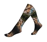Otter Sports Compression Socks For Men Women,Flight Socks,Knee High Sock For Running, Travel,Pregnancy