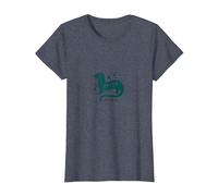 Otter This World Playful Aquatic Animal Nature Lover Gift T-Shirt, Women, Heather Blue, L