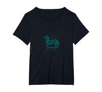 Otter This World Playful Aquatic Animal Nature Lover Gift T-Shirt, Women's Plus, Black, 5X