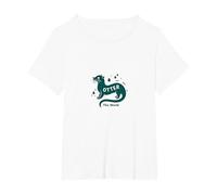 Otter This World Playful Aquatic Animal Nature Lover Gift T-Shirt, Women's Plus, White, 4X